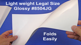 Inkjet Glossy Paper folds easily